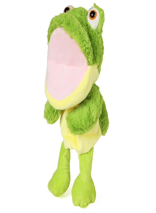 Hamleys Pugs & Play Frog Talking Hand Puppet, 3Y+, Green | Safe & Gift-Friendly - Image 4